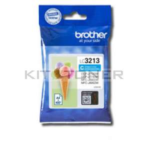 Brother LC3213C - Cartouche d'encre cyan origine Brother LC3213C