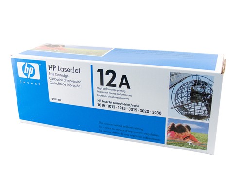 Cartouche toner d'origine 12A pour imprimante HP Laserjet